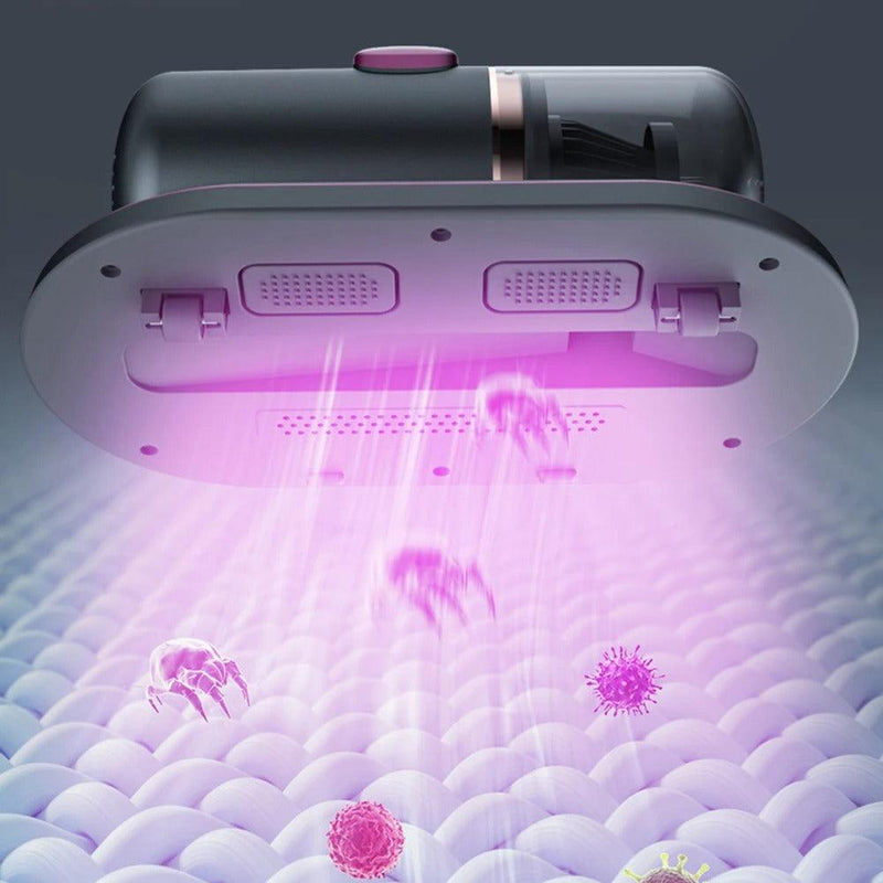 Aspirador Ácaros colchão Portátil com Luz UV - UltraClean UV® - ALTA POTÊNCIA E EFICIÊNCIA