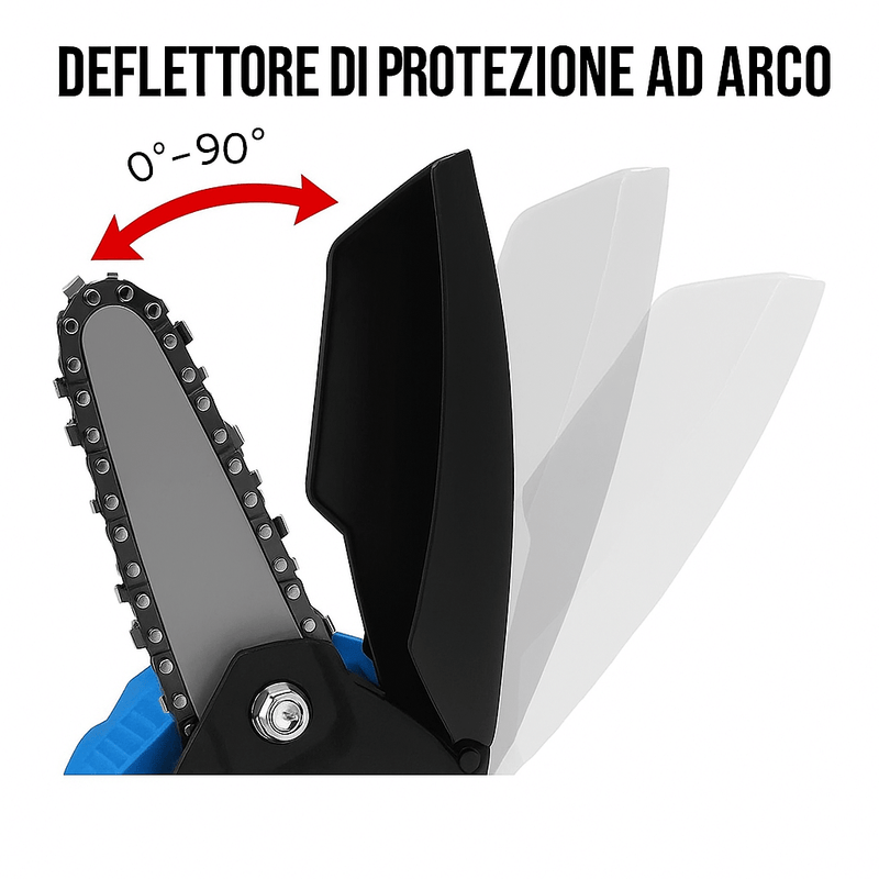 Mini Motosega Portatile Elettrica – Potenza e Praticità con Batteria Ricaricabile