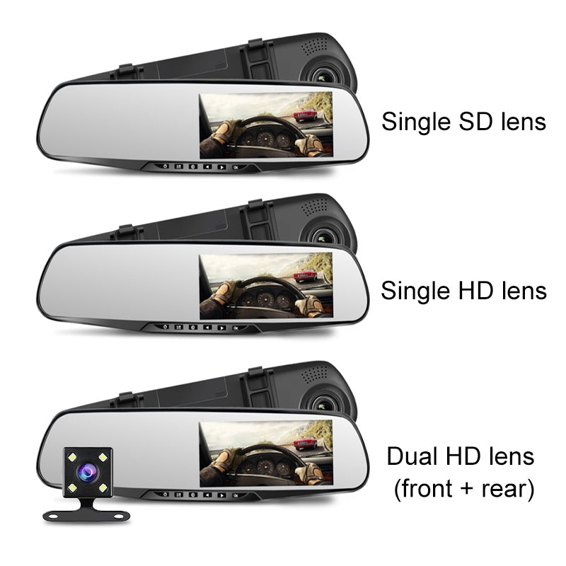 Specchietto 2 in 1 con Dashcam Frontale Full HD